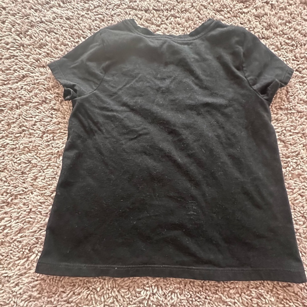 Preloved Cat & Jack Black and Pink Kids Love T-Shirt - Picture 3 of 3